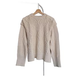 Autre Marque Pull en mélange de coton Remain Birger Christensen Écru