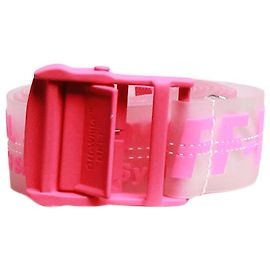 Off White Neon-pinke Industriegürtel Pink