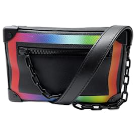 Louis Vuitton-NEW LOUIS VUITTON MESSENGER SOFT TRUNK TAIGA RAINBOW M30351 ABLOH BAG-Multiple colors