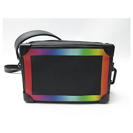 Louis Vuitton-NEW LOUIS VUITTON MESSENGER SOFT TRUNK TAIGA RAINBOW M30351 ABLOH BAG-Multiple colors
