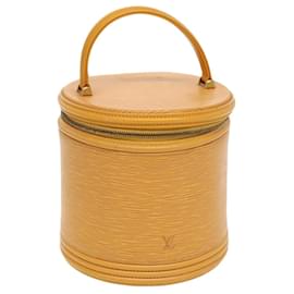 Louis Vuitton-LOUIS VUITTON Epi Cannes Hand Bag Yellow M48039 LV Auth 97277-Yellow