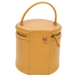 Louis Vuitton-LOUIS VUITTON Epi Cannes Hand Bag Yellow M48039 LV Auth 97277-Yellow