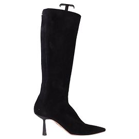Aquazzura Bottes en daim Noir