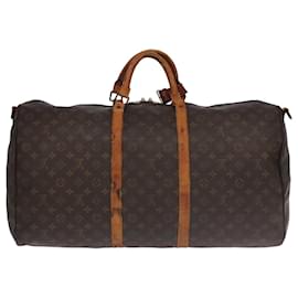 Louis Vuitton-LOUIS VUITTON Monogram Keepall Bandouliere 60 Boston Bag M41412 LV Auth bs18978-Monogram