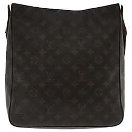 Louis Vuitton-LOUIS VUITTON Monogram Looping GM Shoulder Bag M51145 LV Auth 94798-Monogram