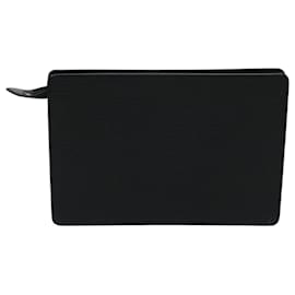 Louis Vuitton-LOUIS VUITTON Epi Pochette Homme Clutch Bag Black Noir M52522 LV Auth ep6146-Black