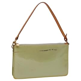 Louis Vuitton-LOUIS VUITTON Monogram Vernis Lexington Accessory Pouch Gris M91056 Auth 96164-Grey