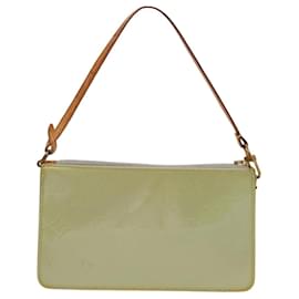 Louis Vuitton-LOUIS VUITTON Monogram Vernis Lexington Accessory Pouch Gris M91056 Auth 96164-Grey