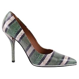 Givenchy Saltos de couro Verde