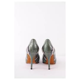 Givenchy-Leather heels-Green