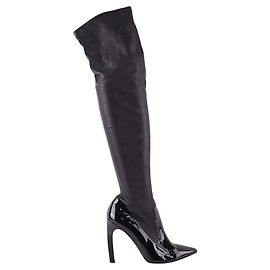 Charles Jourdan Botas de couro Preto