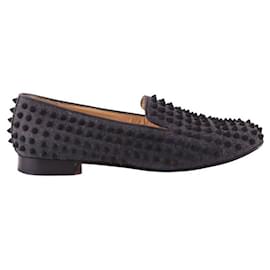 Christian Louboutin-Mocassins gris-Gris