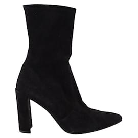 Stuart Weitzman Leather boots Black