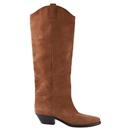 Parosh Botas de camurça Marrom