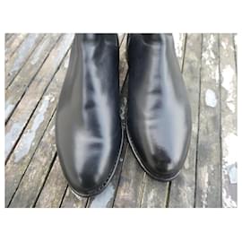 Paraboot-black paraboot elastic boots size 45-Black
