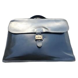 Hermès-vintage Hermès messenger bag-Black