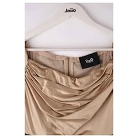 Dolce & Gabbana-Wool dress-Beige