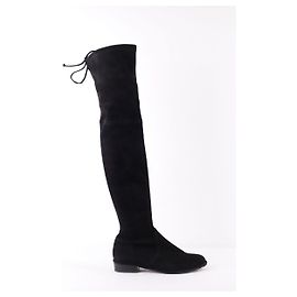 Stuart Weitzman Botas de couro Preto