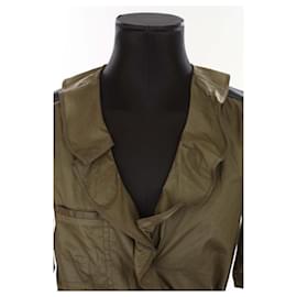 Balenciaga-Cotton dress-Khaki
