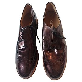 Autre Marque Derbies Gabor en cuero charol burdeos Burdeos