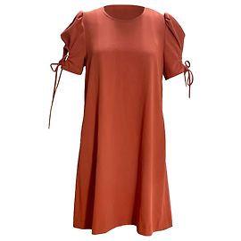 Robe à manches nouées See By Chloé en polyester rouge Rouge