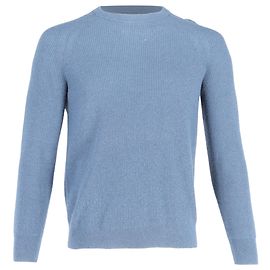 Pull à col rond Theory en laine bleu clair Bleu Bleu clair
