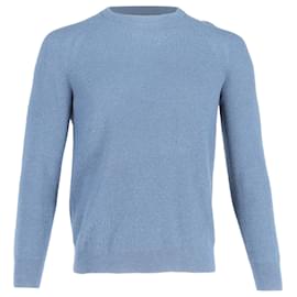 Theory-Theory Crewneck Sweater in Light Blue Wool-Blue,Light blue