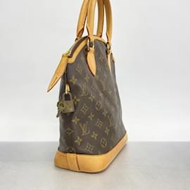 Louis Vuitton-Louis Vuitton Monogram Lockit Handbag-Brown