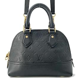 Louis Vuitton-Louis Vuitton Monogram Empreinte Neo Alma BB Handbag-Black,Monogram