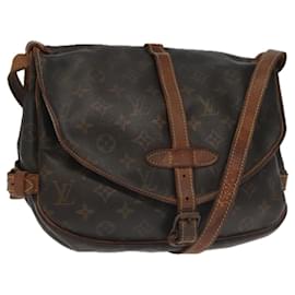 Louis Vuitton-LOUIS VUITTON Monogram Saumur 30 Shoulder Bag M42256 LV Auth bs19263-Monogram