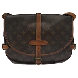 Louis Vuitton-LOUIS VUITTON Monogram Saumur 30 Shoulder Bag M42256 LV Auth bs19263-Monogram