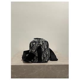 Dior-DIOR Handbags T.  Cloth-Blue