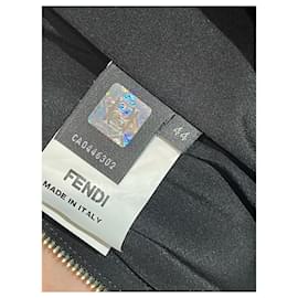 Fendi-FENDI Dresses T.IT 44 Wool-Black