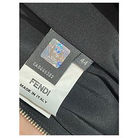FENDI Kleider T.IT 44 Wolle Schwarz
