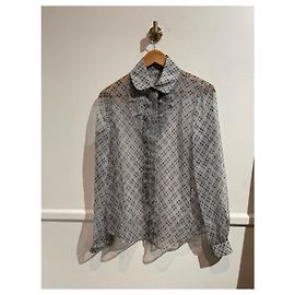 VALENTINO GARAVANI Tops T.IT 44 Seide Grau