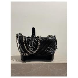 Chanel-CHANEL Handbags T.  Leather-Black