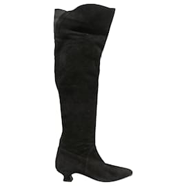 Fendi-FENDI Boots T.US 7 Suede-Black