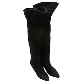 Fendi-FENDI Boots T.US 7 Suede-Black