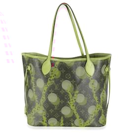 Louis Vuitton-Louis Vuitton Monogram Canvas Ramages Neverfull MM-Brown,Pink,Red