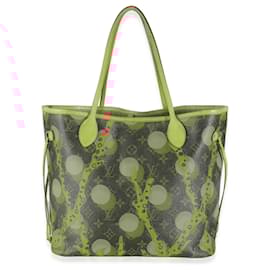 Louis Vuitton-Louis Vuitton Monogram Canvas Ramages Neverfull MM-Brown,Pink,Red