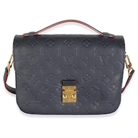 Louis Vuitton-Louis Vuitton Marine Rouge Empreinte Pochette Metis-Blue