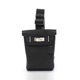 Hermès Sac de taille Hermes Kelly Akkad PM Noir