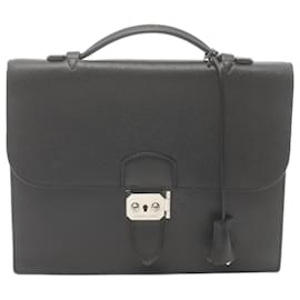 Hermès-Hermes Sac a Depeche 27 Handbag-Black
