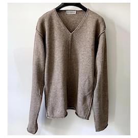 Issey Miyake-100% wool beige taupe marled T. S Issey Miyake Men-Beige