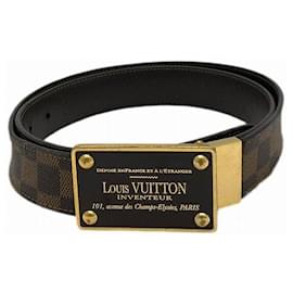 Louis Vuitton-Ceinture Damier Louis Vuitton M9677-Marron