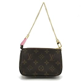 Louis Vuitton-Louis Vuitton Vivienne Mini Pochette Accessory Pouch Brown M81760-Brown