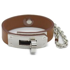 Hermès-Hermes Kelly Leather Glove Holder Brown-Brown