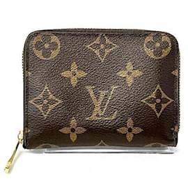 Louis Vuitton-Louis Vuitton Monogram Zippy Coin Purse-Brown