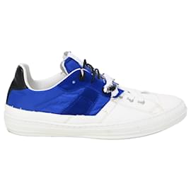 Maison Martin Margiela- Maison Margiela Composite Low-Top Sneakers in Blue and White Canvas-Blue