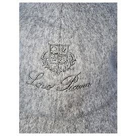 Gorra Loro Piana en cachemira gris Gris